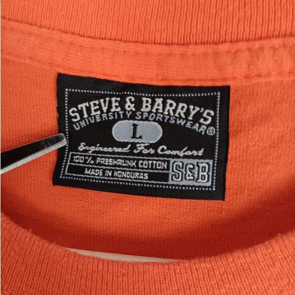 Steve & Barrys Wheaties Graphic T-Shirt Men's Large Orange Casual Cereal Logo - Picture 4 of 10